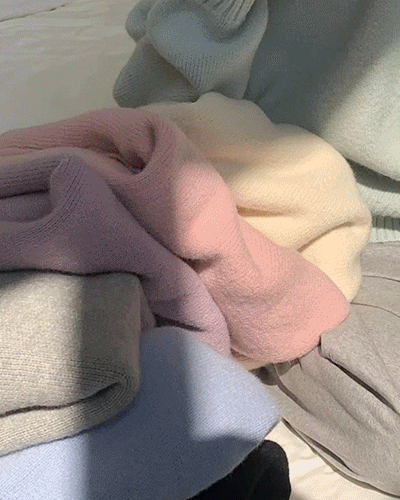 [독보적컬러감] 코즌 라운드 울 니트