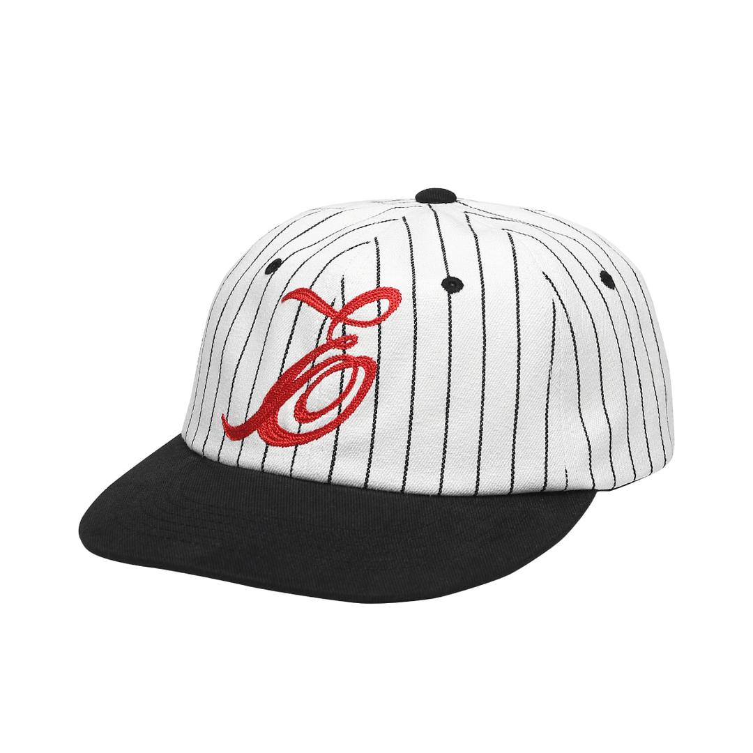 stripe wave logo cap_black