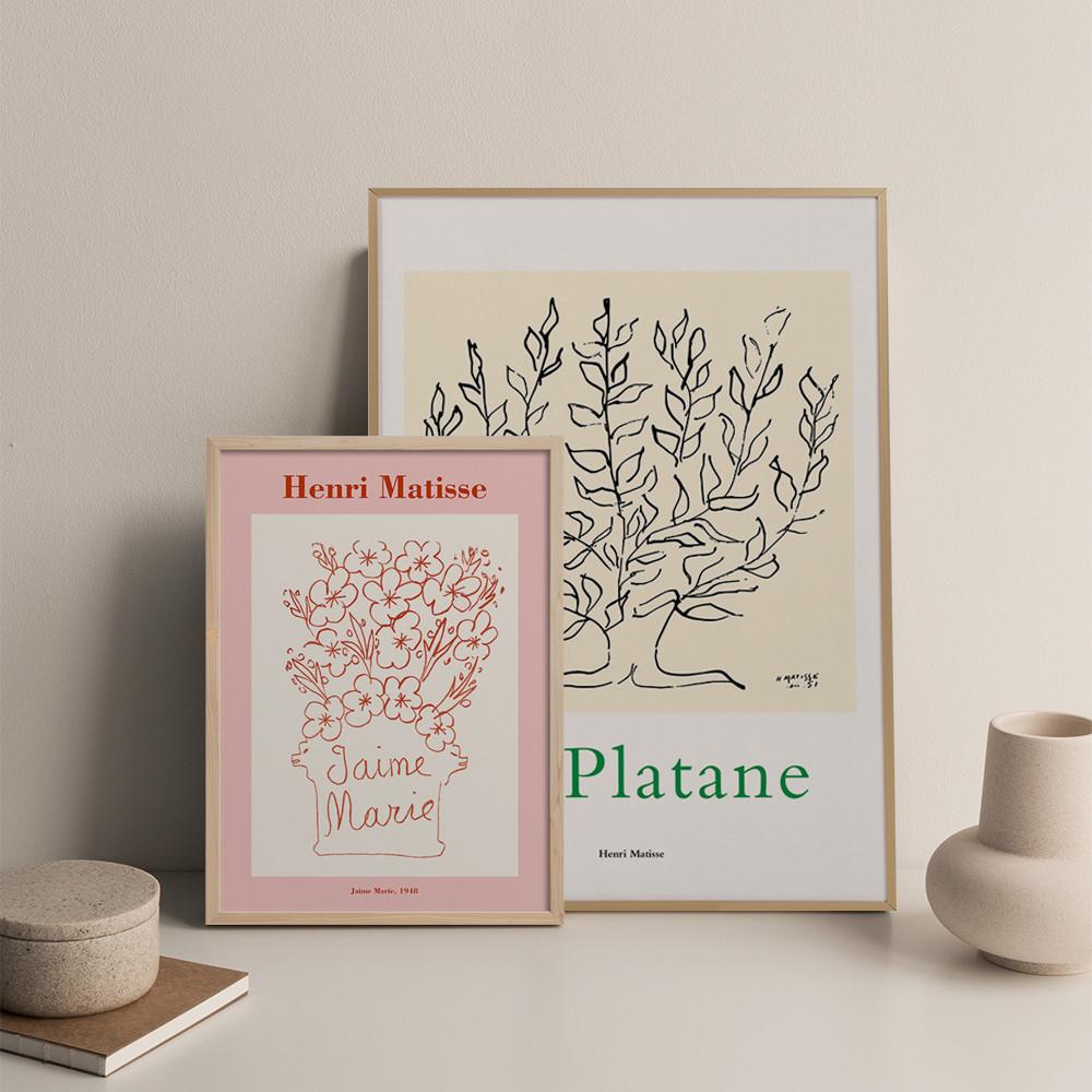 앙리 마티스 Henri Matisse 6종 그림 포스터 액자