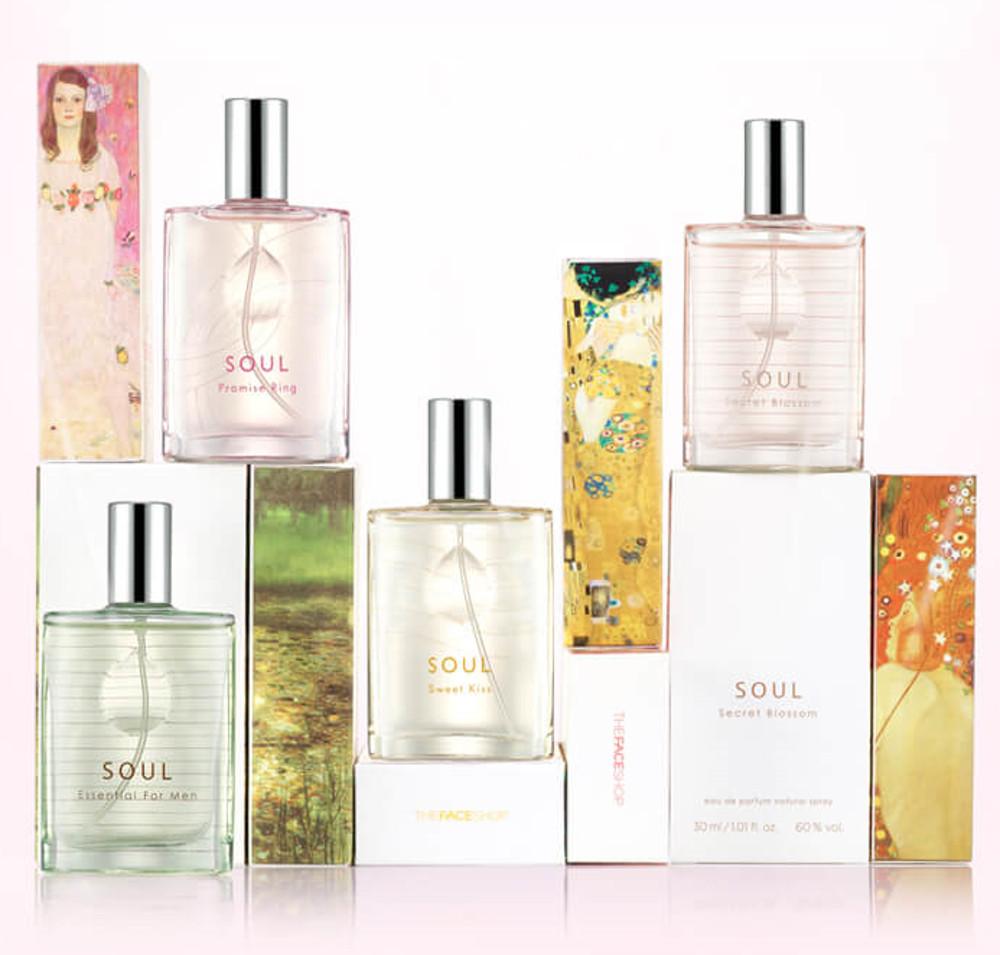 더페이스샵 소울 향수4종 시크릿블라섬 프로미스링 스윗키스 에센셜포맨 30ml
