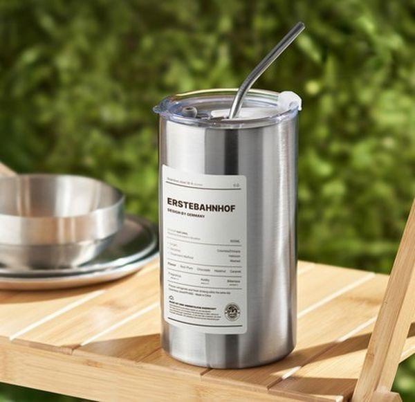 [타임특가] 에스테반호프 라이제 텀블러 350/600ml(텀블러+뚜껑+세척솔+스텐빨대)