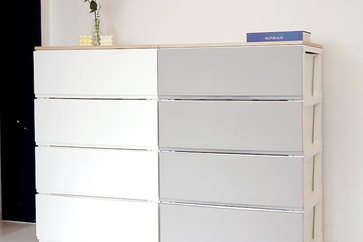 NEW 버터컬러 출시 젠틀리 서랍장 와이드형 4단