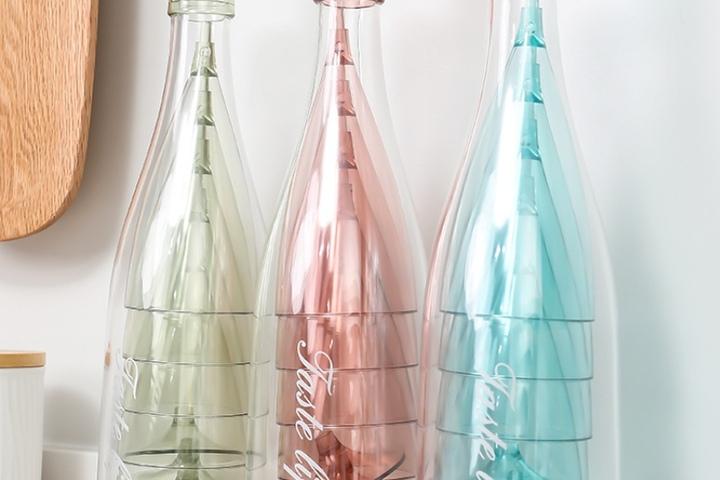 휴대용 플라스틱 와인잔 5p 세트