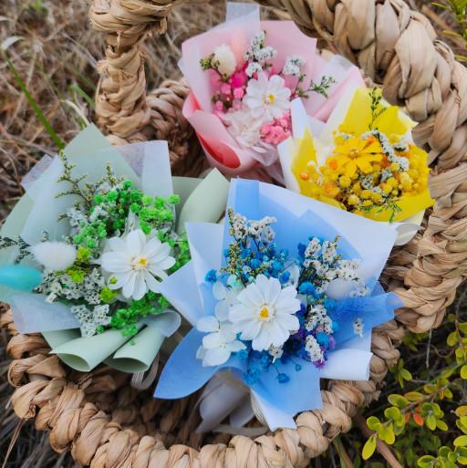 후기할인/프리저브드미니꽃다발💐/납골당용/일반 선택