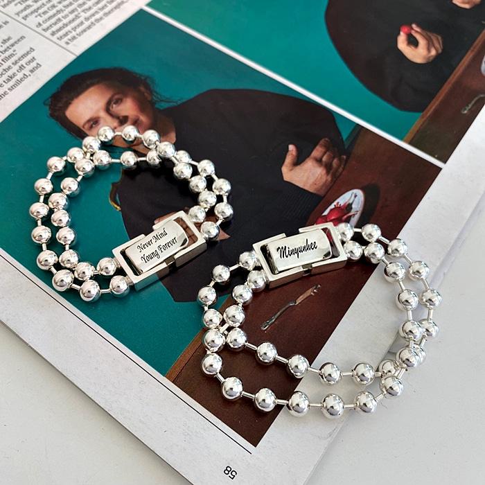 더블볼럭스체인 팔찌