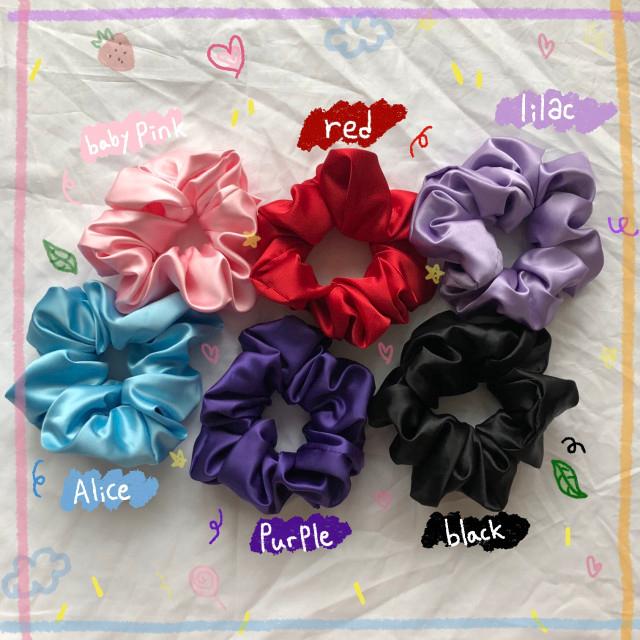 💕스테디셀러💕 풍성한 공단 스크런치❣️곱창밴드/슈슈