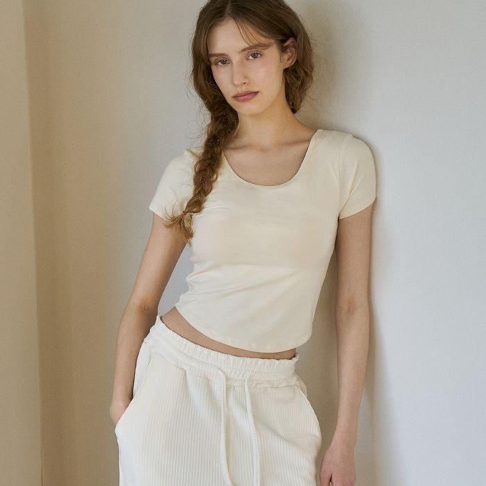 [NEW] BALANCE TWO-WAY BRA TOP - COCONUT MILK