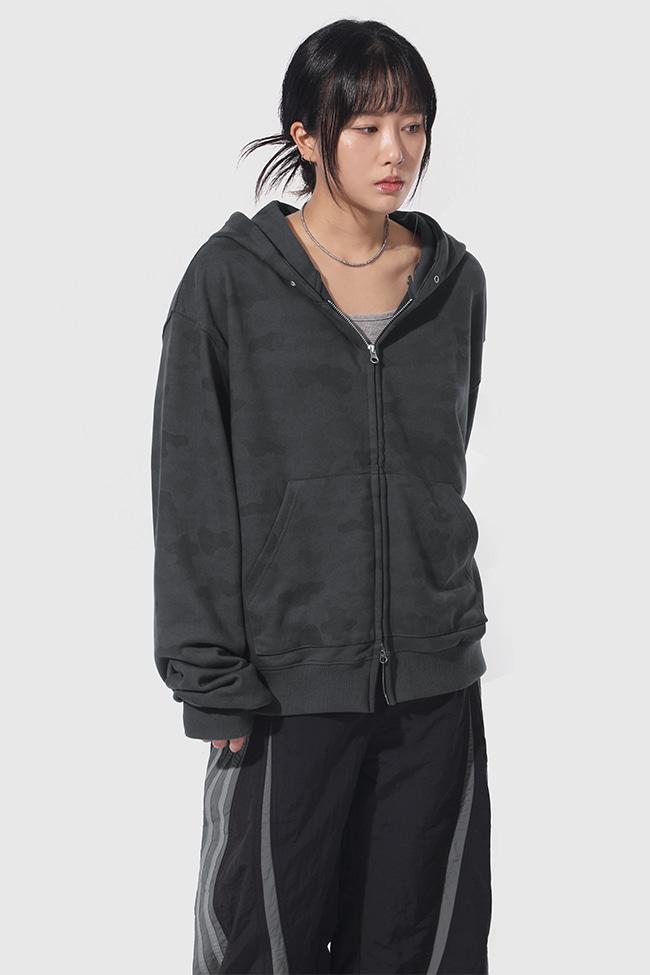 Camo Pattern HD Zip Up [2color]
