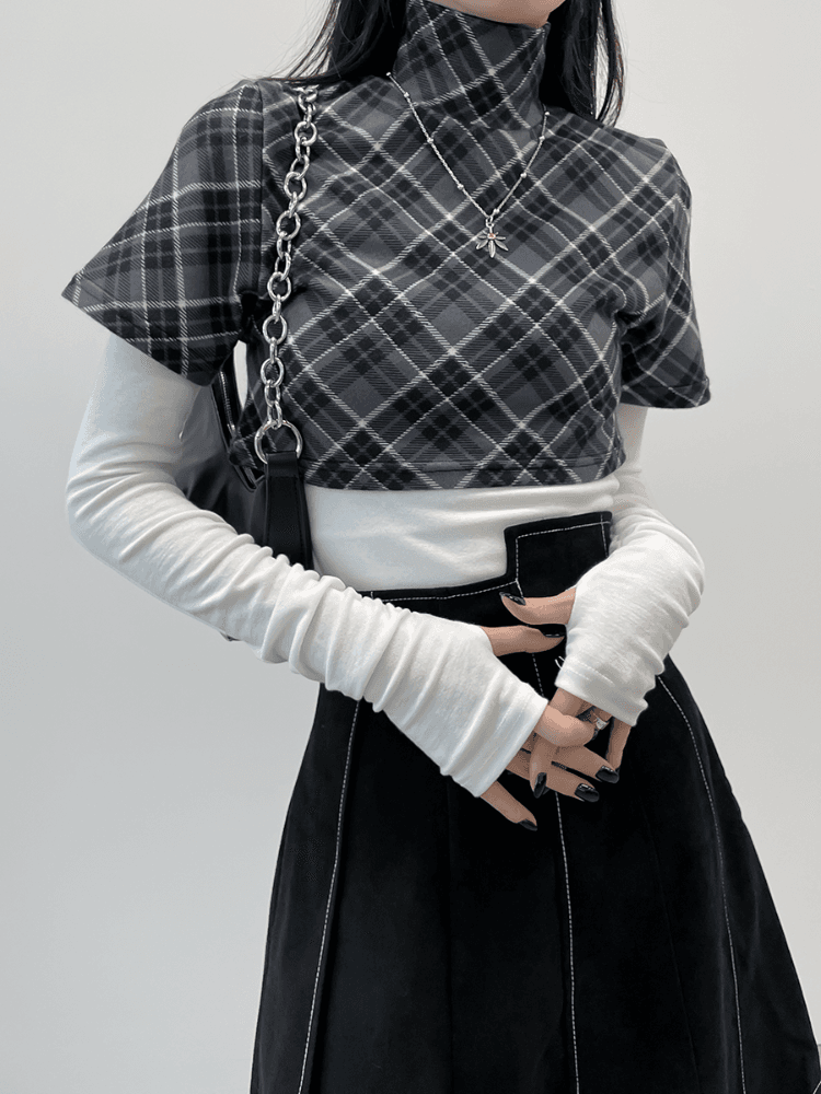 블랭킷 체크 폴라 (2color)