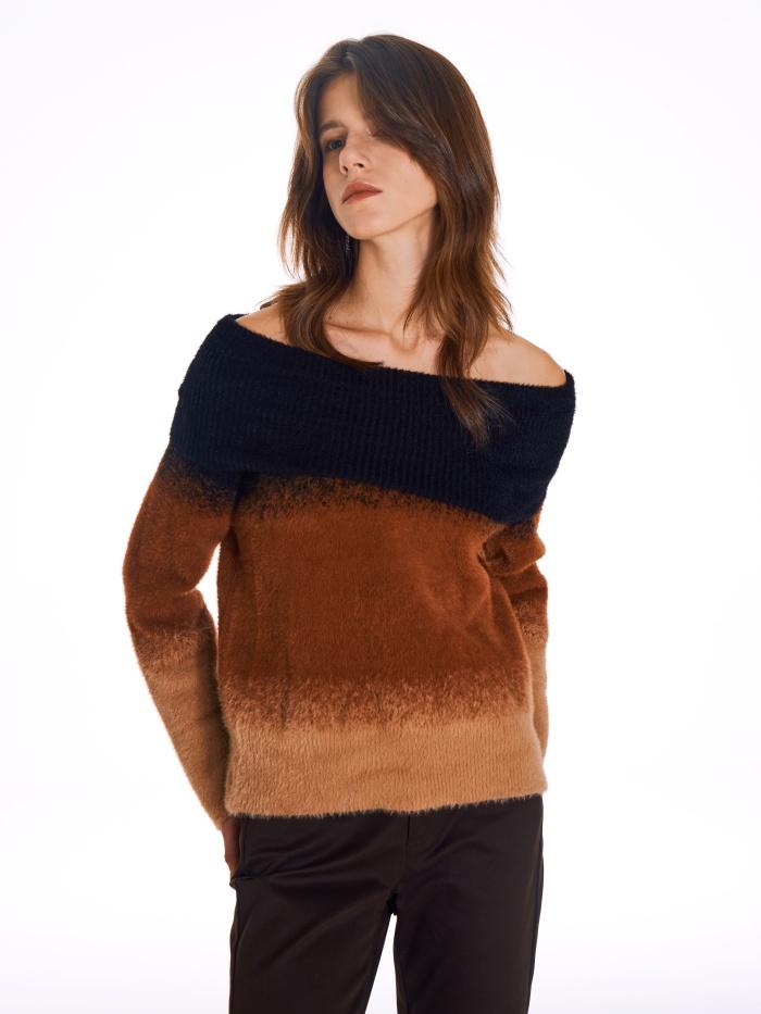 Vintage Gradation Soft Knitwear