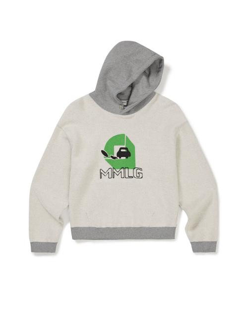 [Mmlg] PILE REVERSE HOODIE (EVERY GREY)