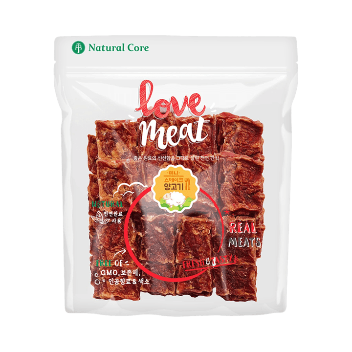 네츄럴코어 미니 스테이크 양고기 160g