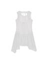 MULTI LAYER MESH DRESS [WHITE]