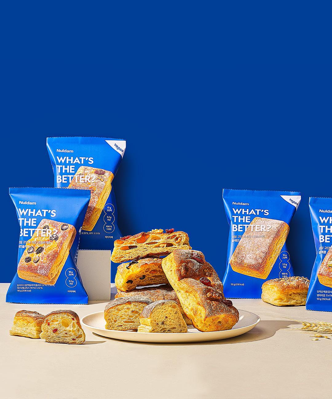 널담 [신제품]고단백 저당 네모 바게트 12봉(5종 택2)