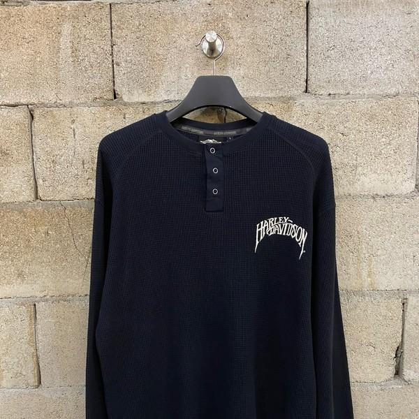 [L] Harley-Davidson Waffle Long Sleeve