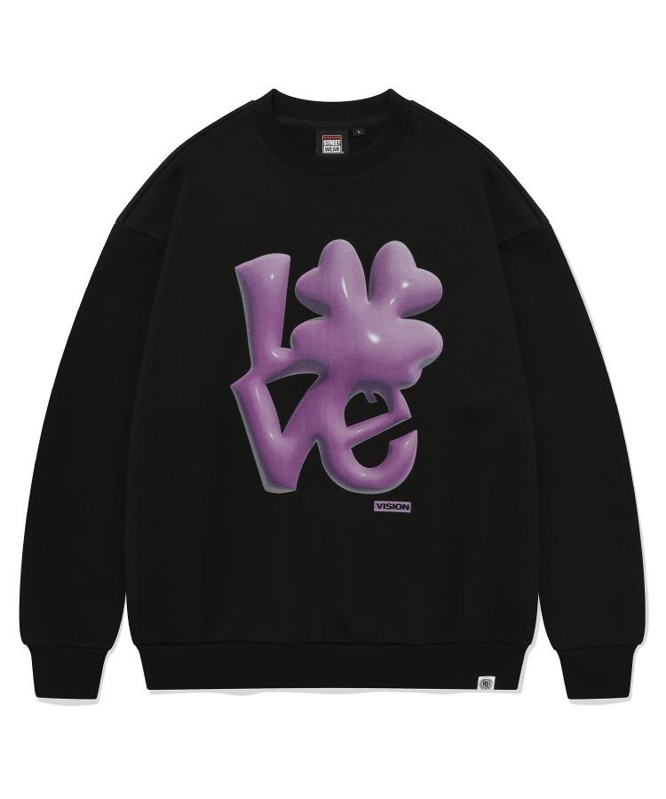VSW 3D Love Crewneck Black