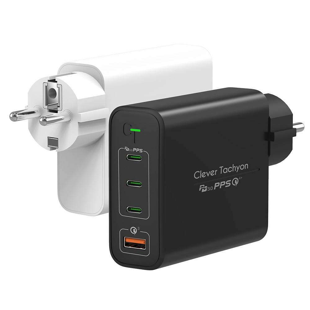 클레버타키온 접지형 PD PPS 퀵차지3.0 GaN2 158W 고속멀티 충전기 G31CA