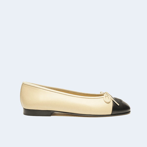 샤넬 발레리나 투톤