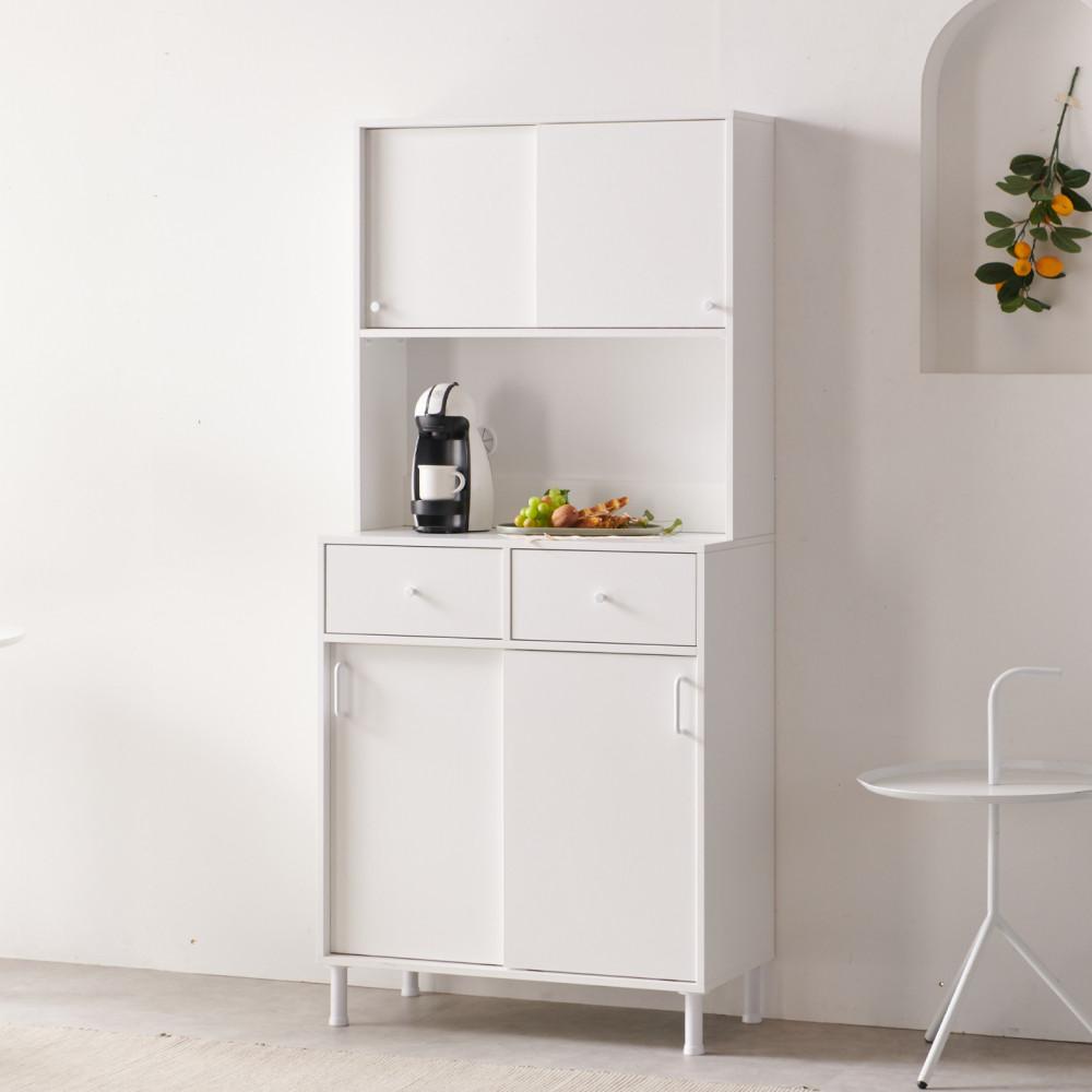 펠리체 부엌장 주방 상부장 주방 미니 수납장 그릇 컵 홈카페 수납장