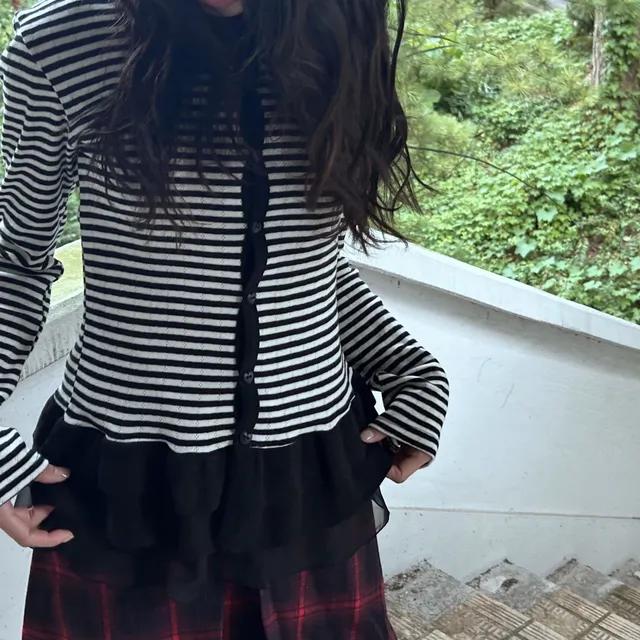 punk stripe cardigan