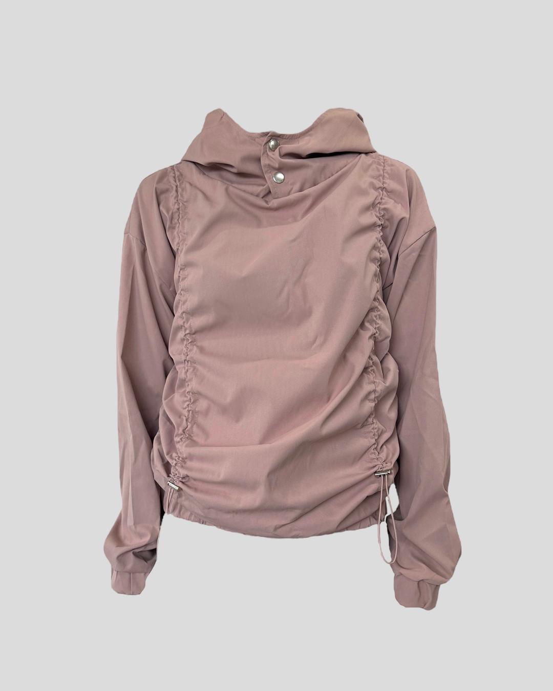 패닝 [당일배송] (3color) 고프코어 셔링 후드 아노락 바람막이