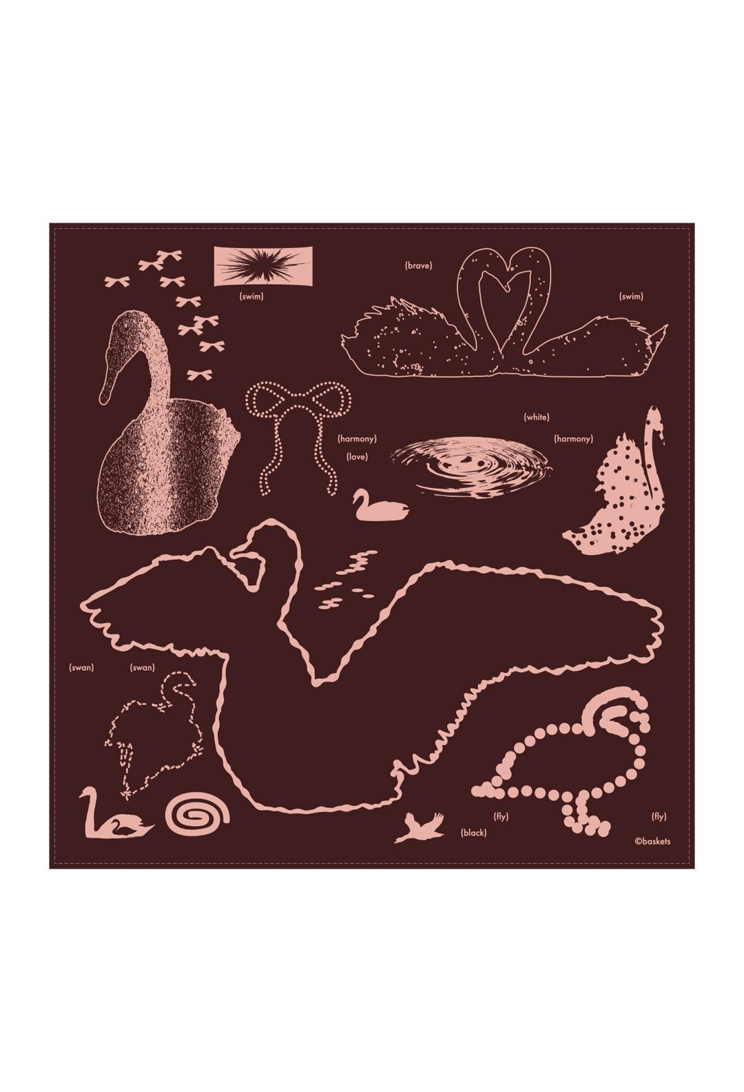 SILHOUETTE BANDANA SWAN