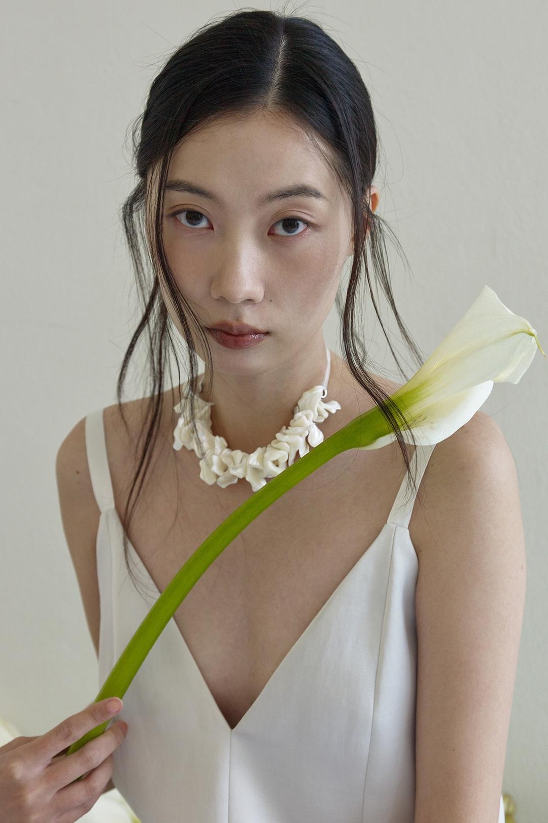 [MJxME] Lilium Line Necklace