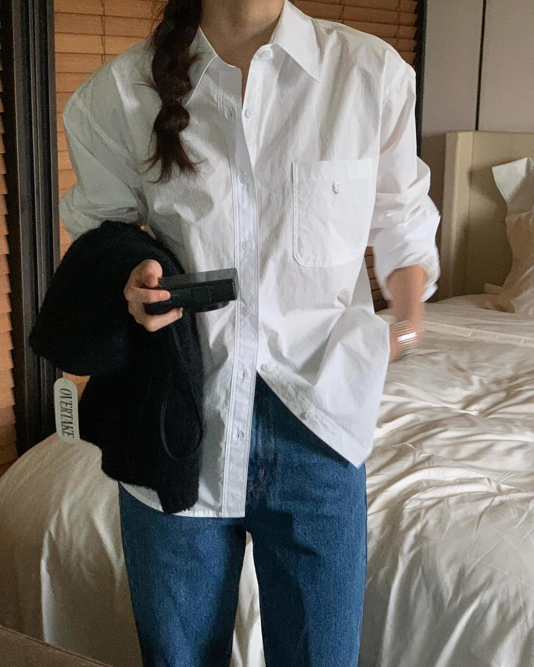 클로젯스토리지 [💚오버핏셔츠] 오버테이크 데이미 살안타 남방 가을 셔츠 5color