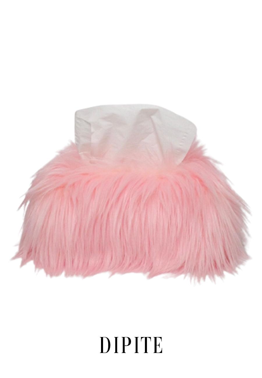[pink] poil tissue case