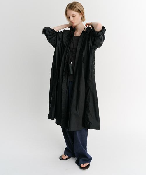 SLON SHIRRING MAXI JUMPER (BLACK)