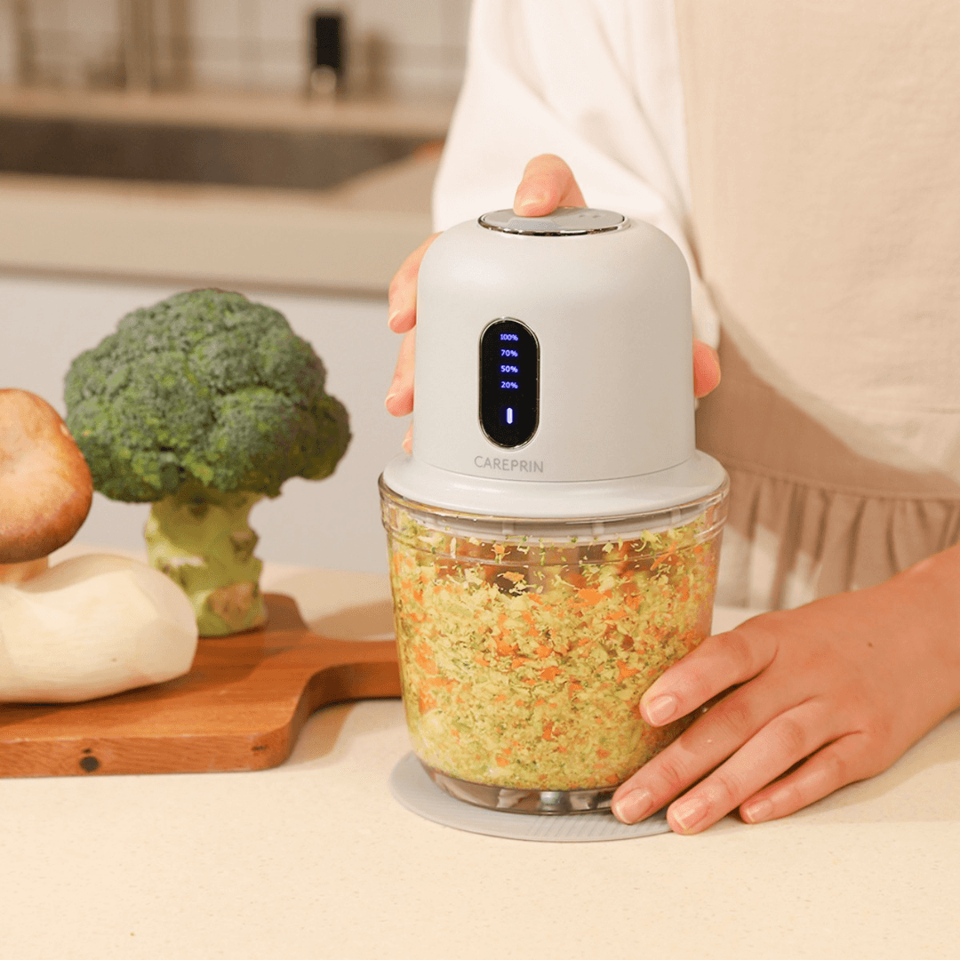 케어프린 무선 멀티 다지기 마늘 채소 만능 야채다지기 차퍼 쵸퍼 600ml