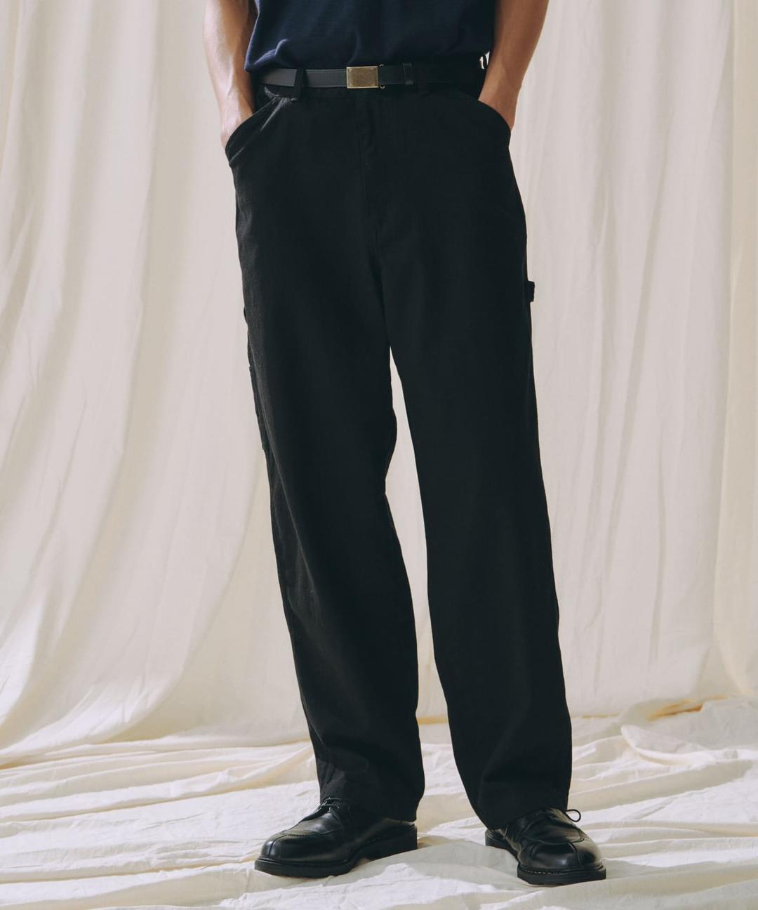 TAPERED CARPENTER PANTS BLACK