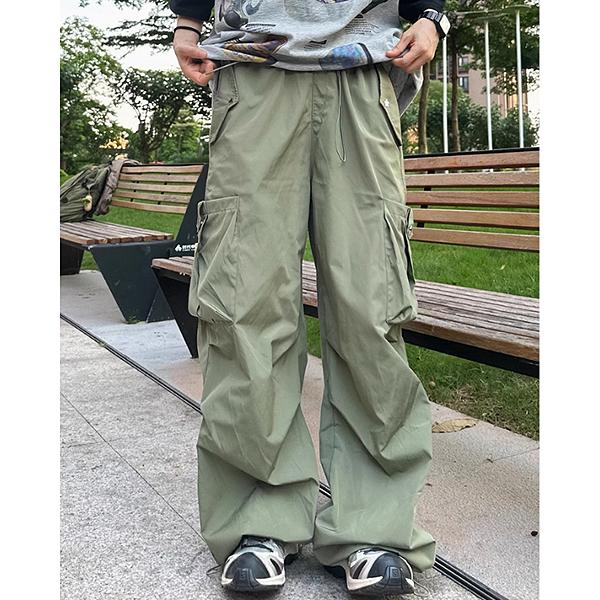 Mini Star Point Pocket String Wide 3Color Casual Pants (5348)