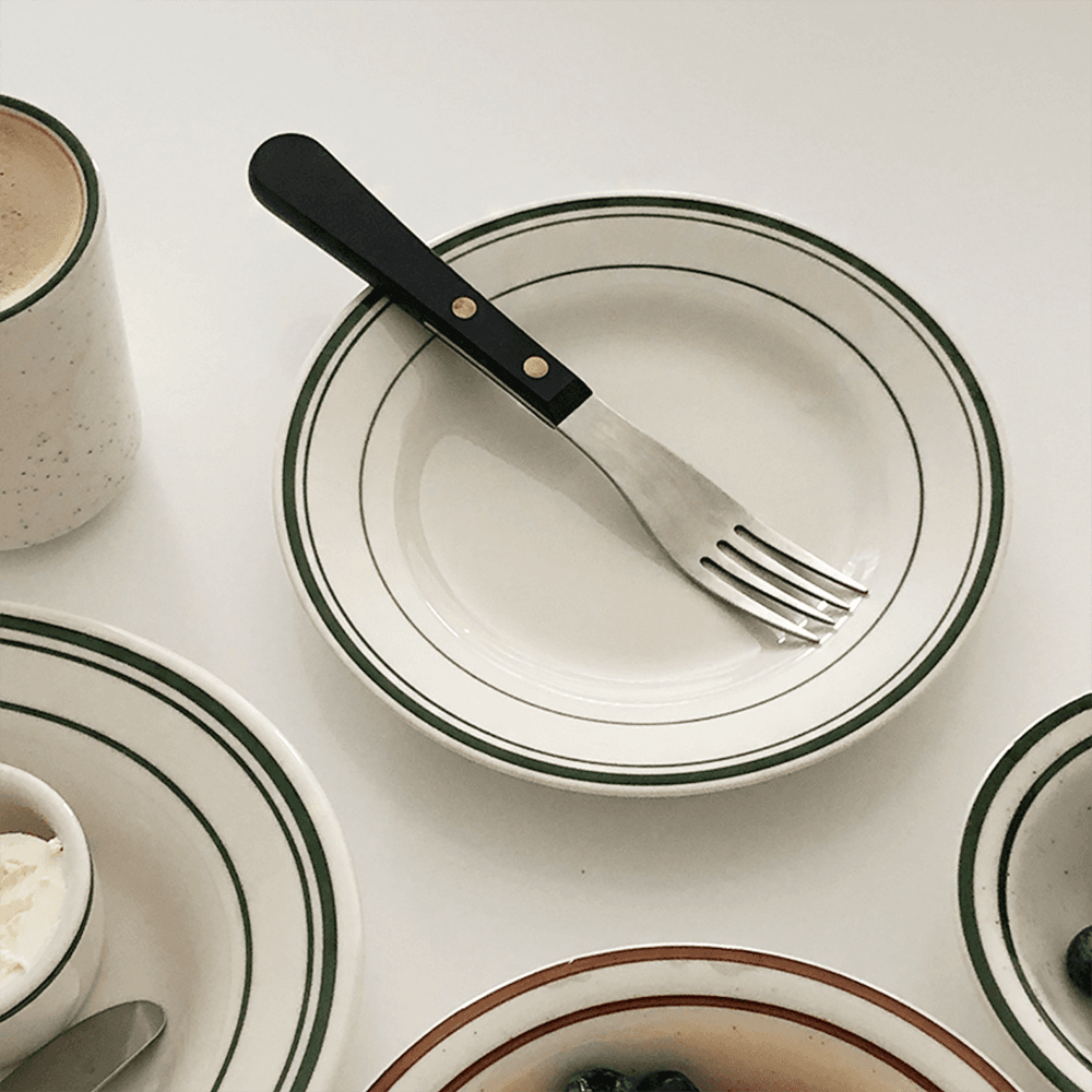 [TUXTON] 턱스톤 그린베이 원형 플레이트 4size