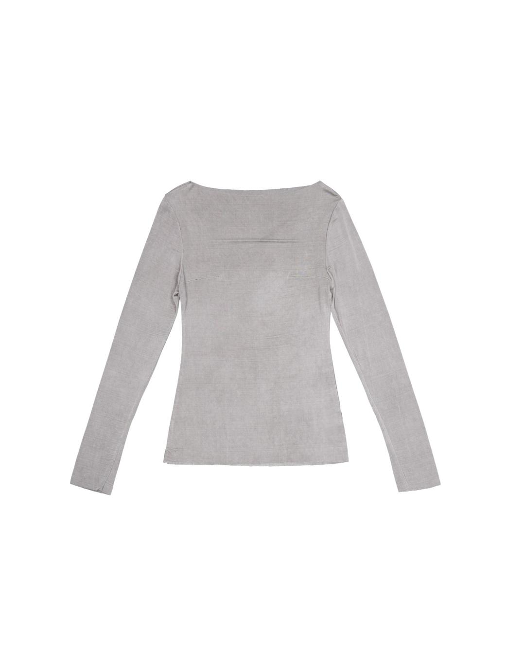 Modern Silk T - Ice gray