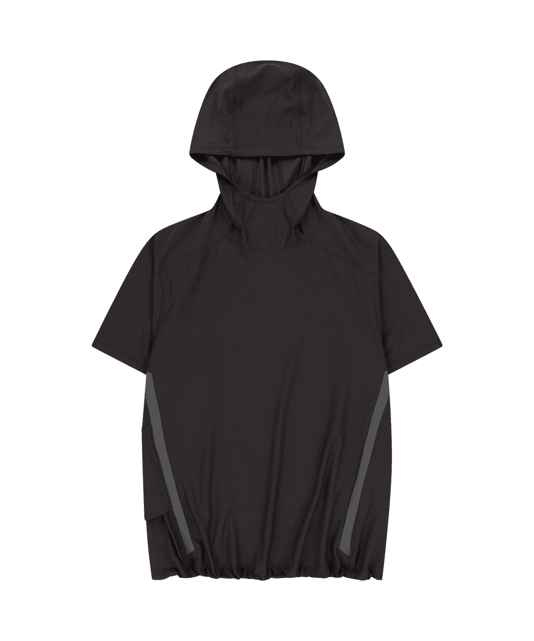 HOODIED POCKET T-SHIRTS [BROWN]