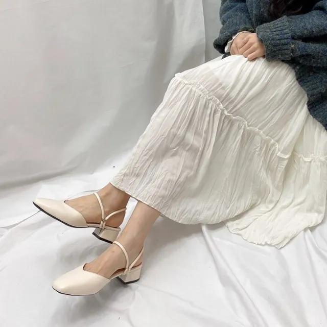 [CH] (당일배송) 3컬러 투라인 스트랩 뮬 슬리퍼 3.5cm