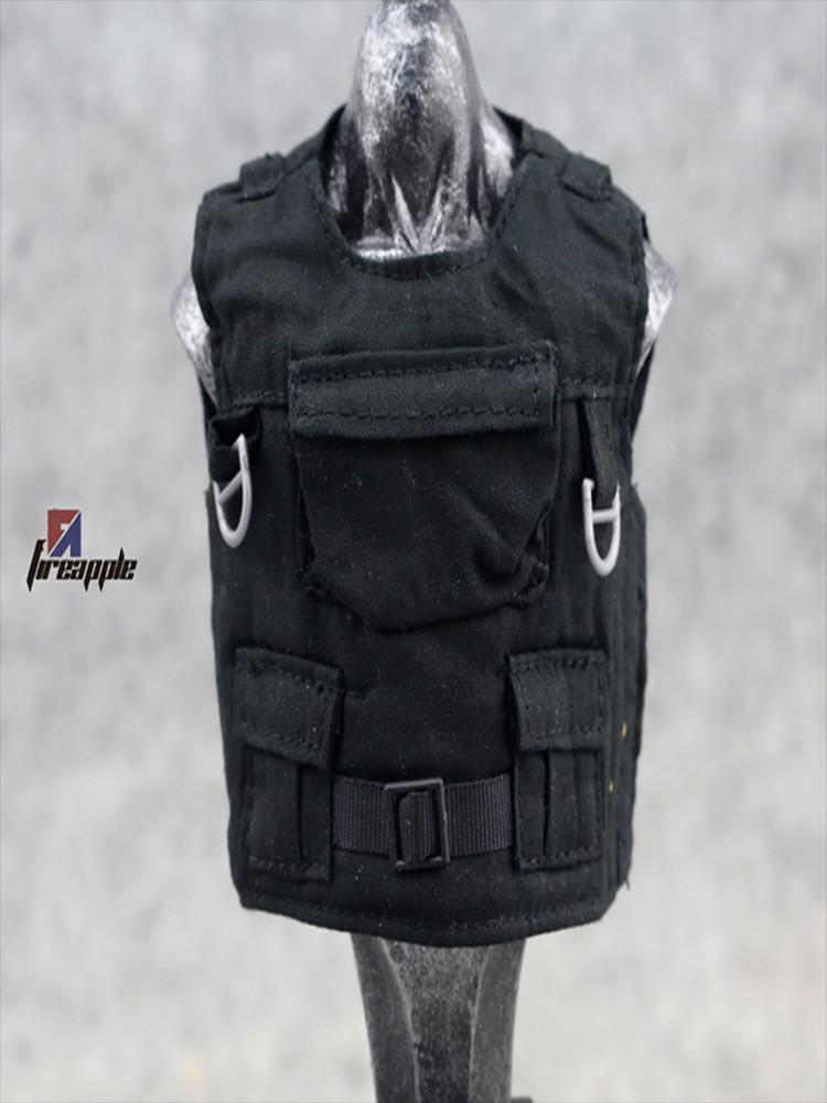 밀리터리 1/6  방탄 전술조끼 피규어 의상 12인치 피첸