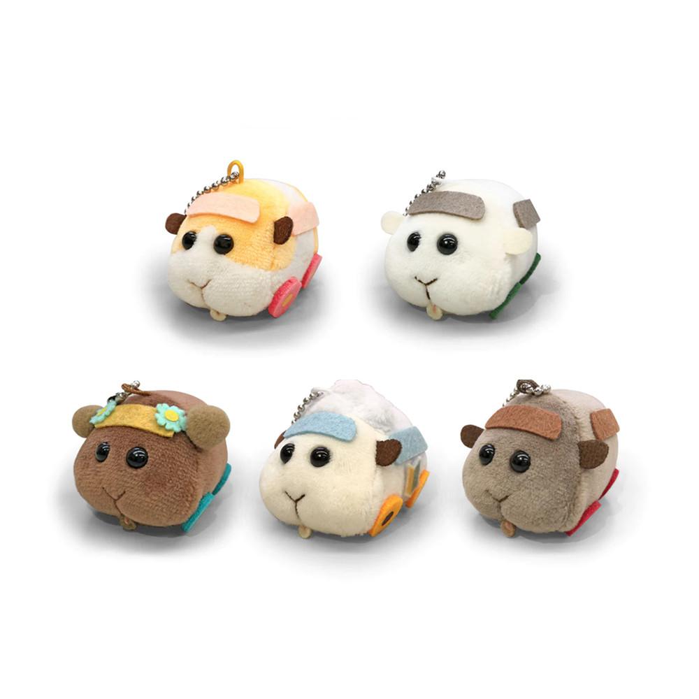 뿌이뿌이 모루카。미니 모찌코로링。마메코로링 볼체인 인형 키링
