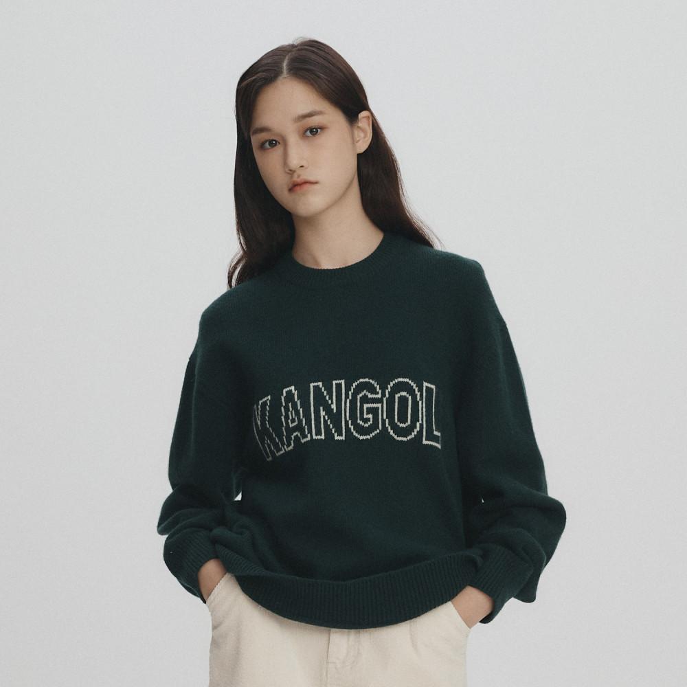 캉골 자카드 풀오버 1840 그린