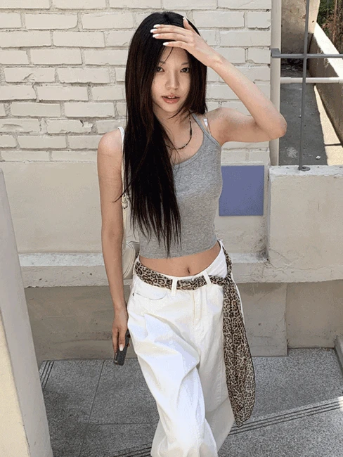 [활용성good!/흠뻑쇼] 리디 홀터넥 레이어드 나시 슬리브리스 4color