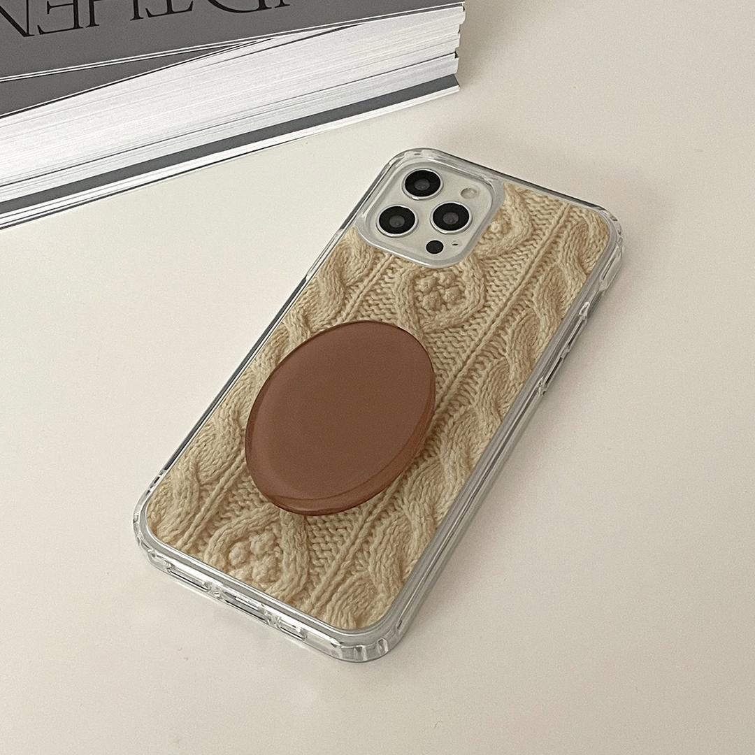 SWEATER HARD JELL CASE - DELPHIN