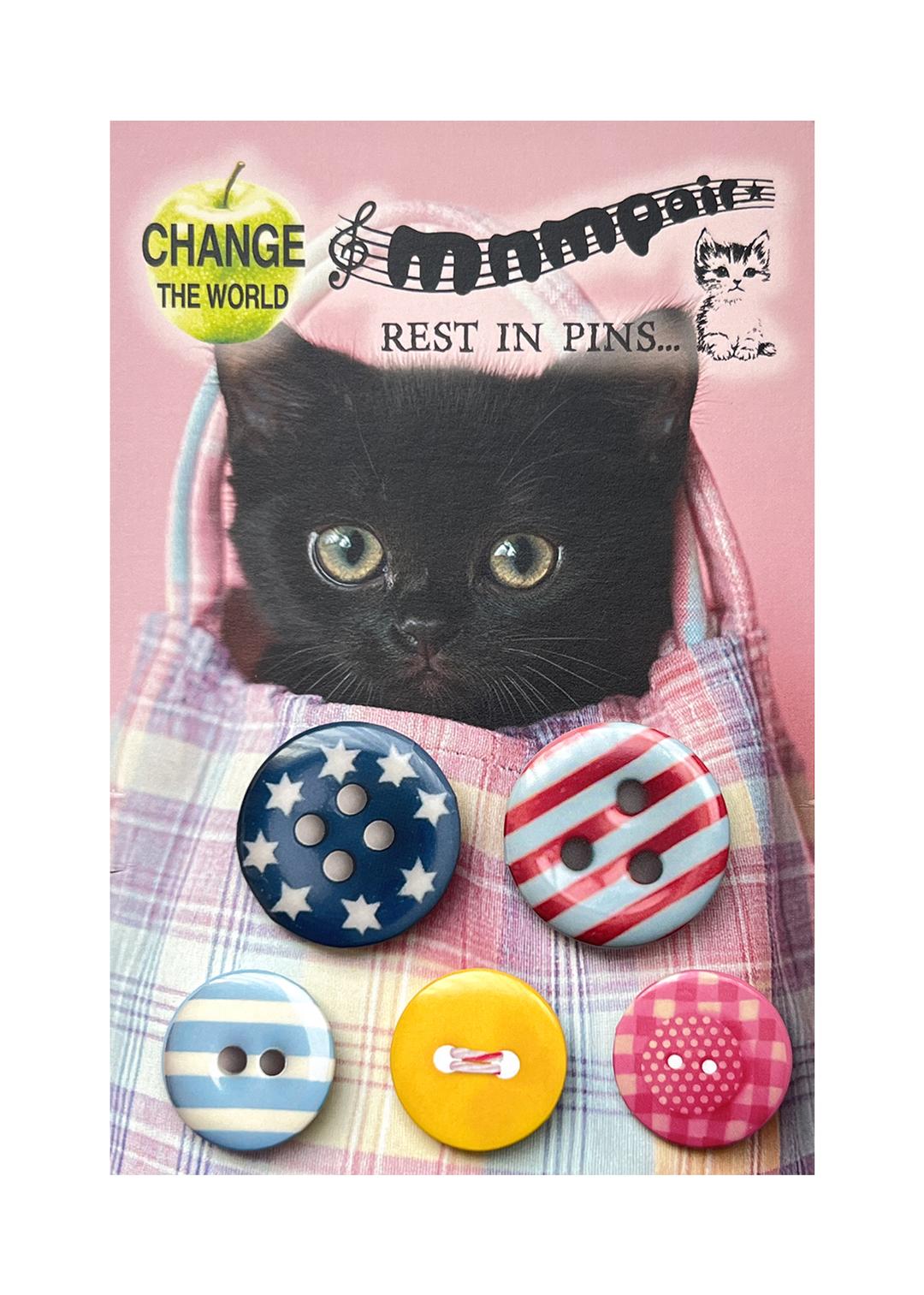 PIN BOTTON * KITTY PATCH