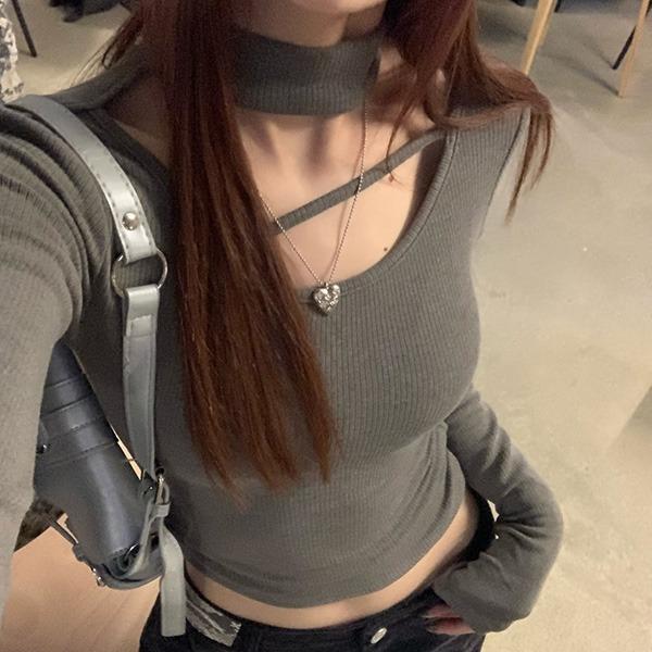 리크 스트랩 티셔츠