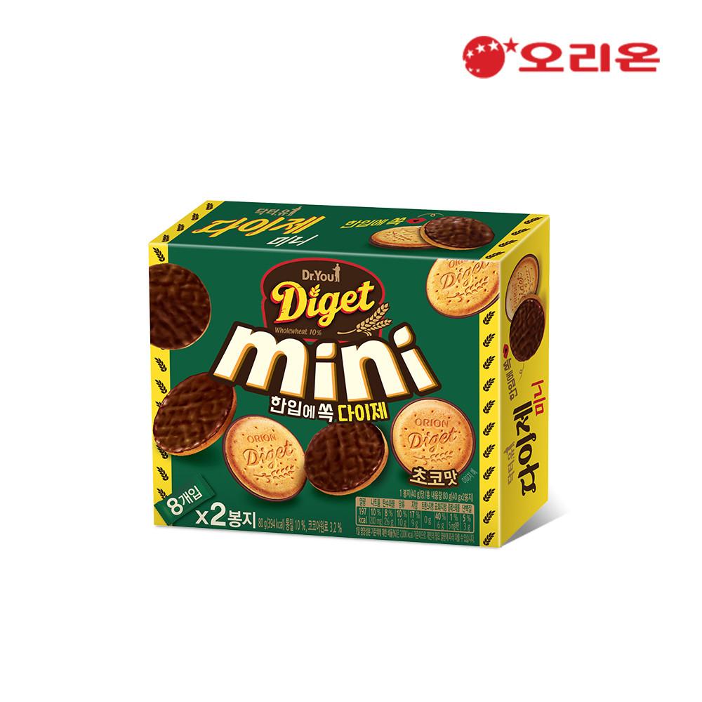오리온 닥터유 다이제 미니 초코2P(78g) x 1개