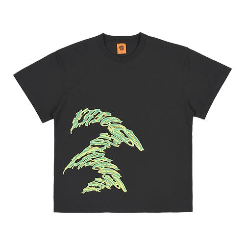 wave logo tee_black