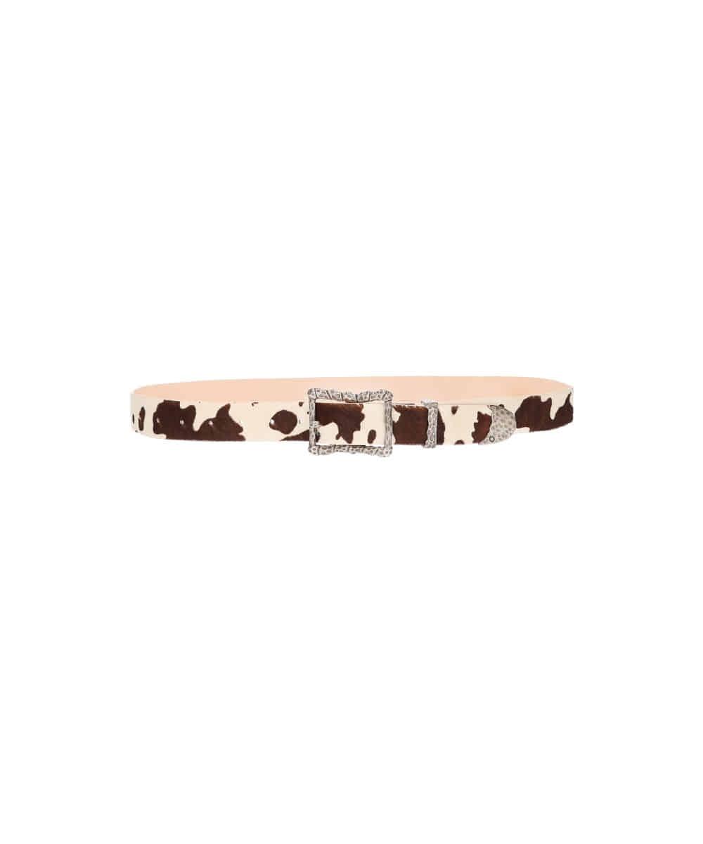CRUSHED TRYPO COWHIDE BELT