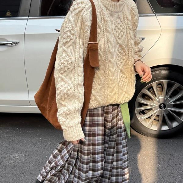 mood vintage knit (cream)