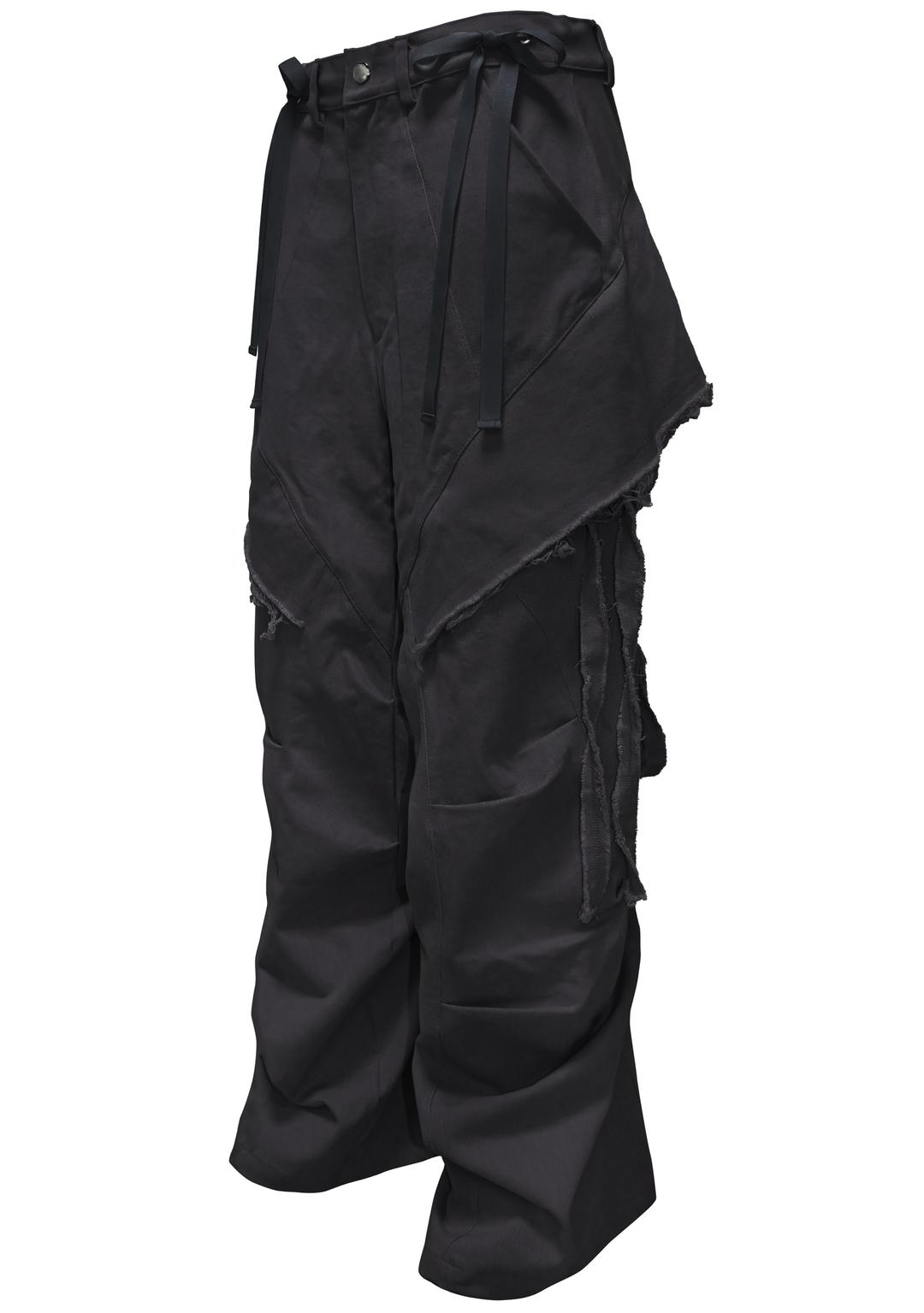 GRUNGE SKIRT PANTS . CHARCOAL