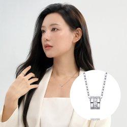 [스톤헨지] 에끌라 미니 14K 화이트골드 목걸이 SA26A08P